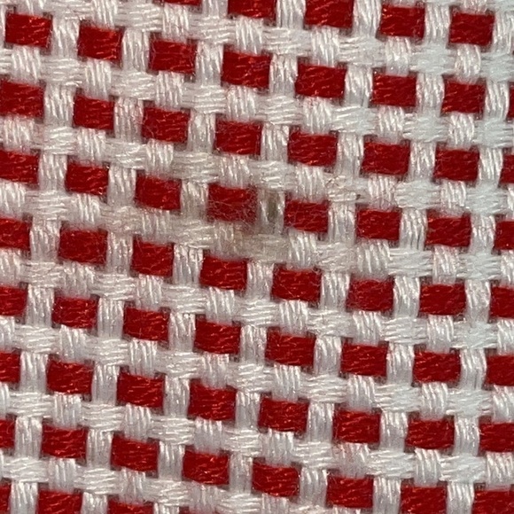 Halogen Red & White Gingham Print Pencil skirt Sz. 10 - Picture 8 of 14